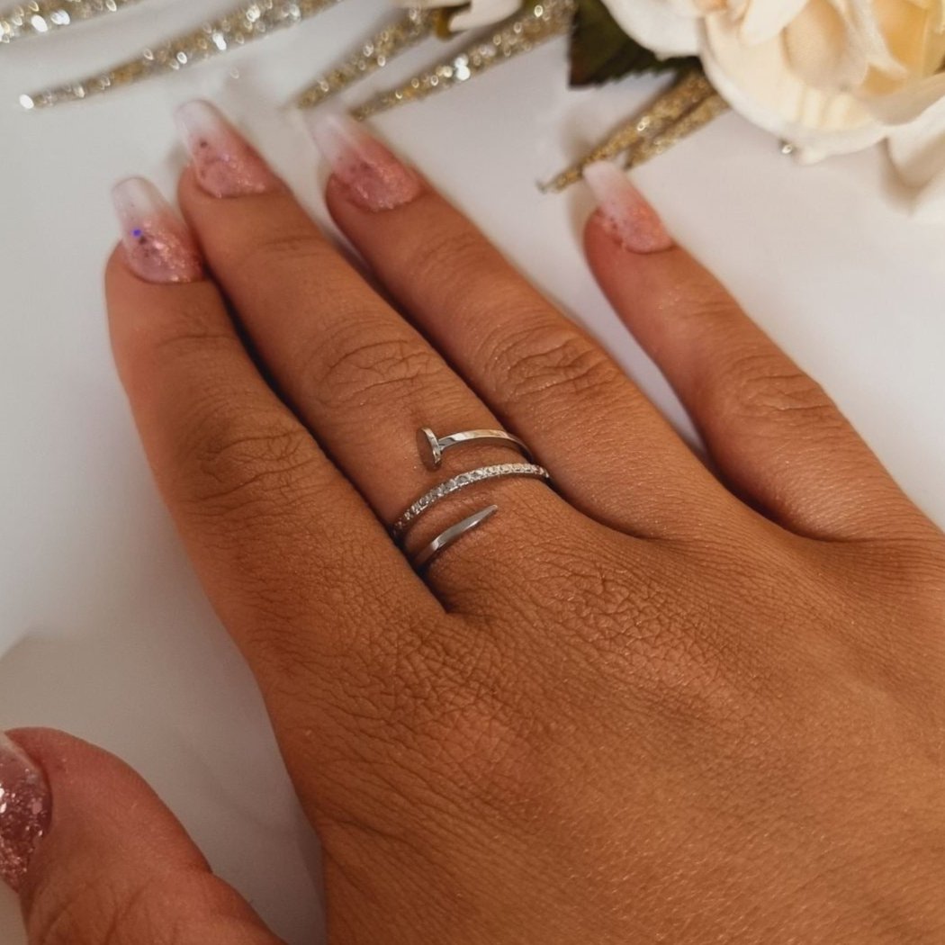 Bague clou acier inoxydable