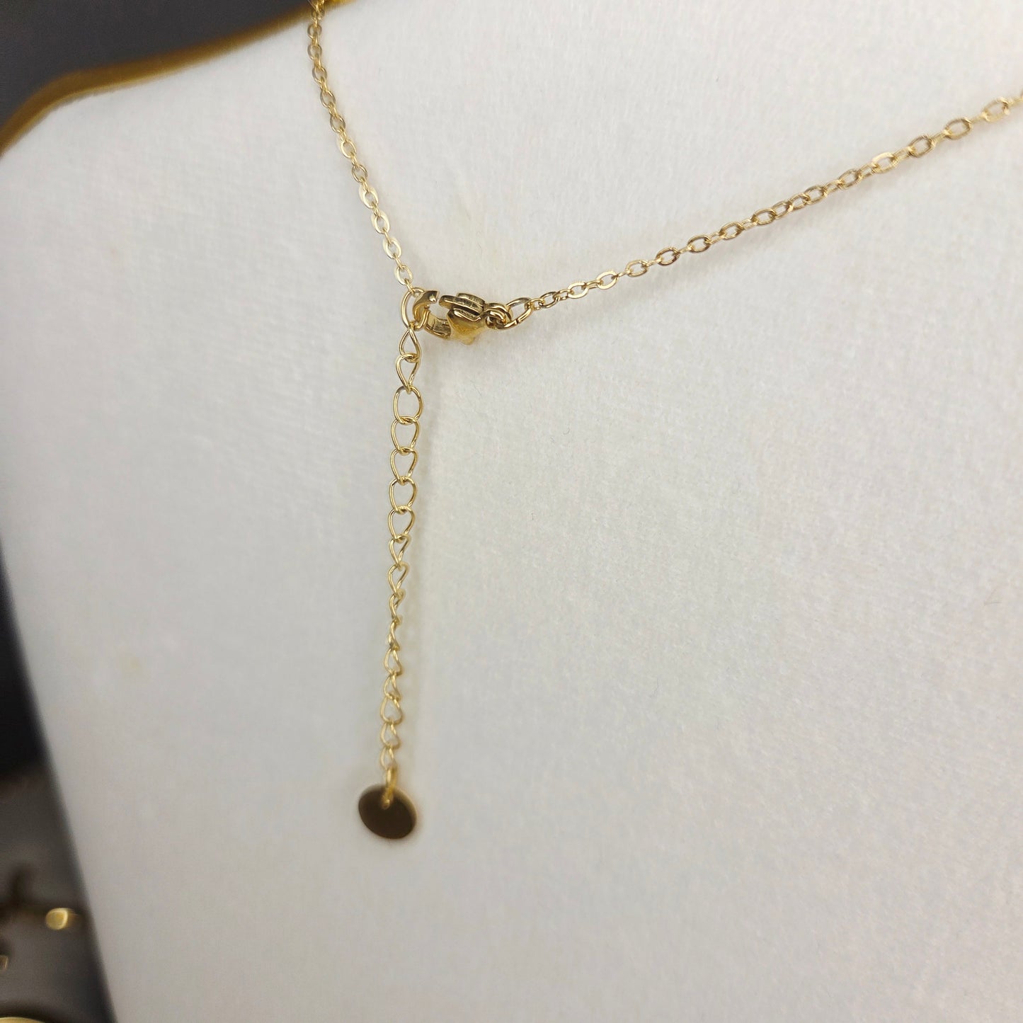 Collier trèfle acier inoxydable