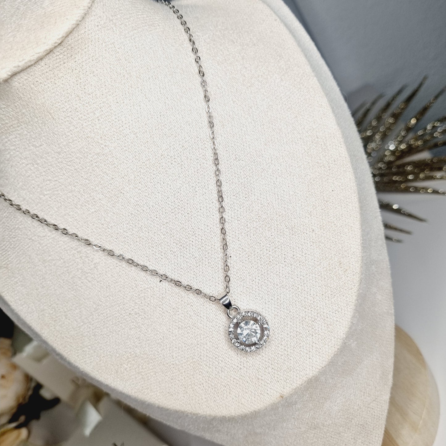 collier argenté