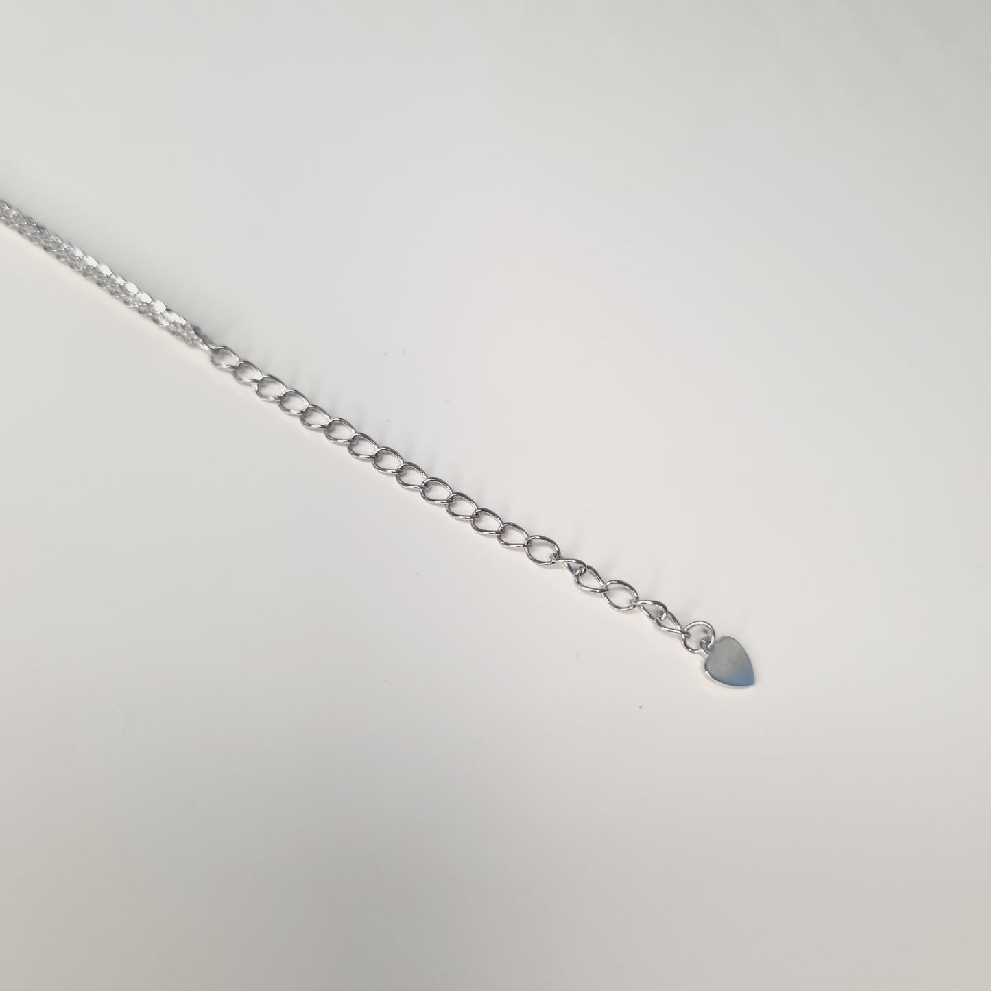 Embout réglable du bracelet en argent sterling