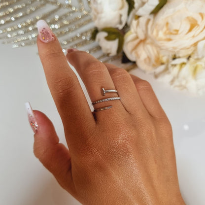 Bague clou acier inoxydable