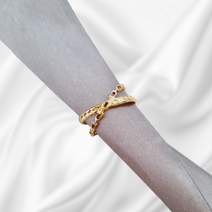 Bague Lia – vue portée