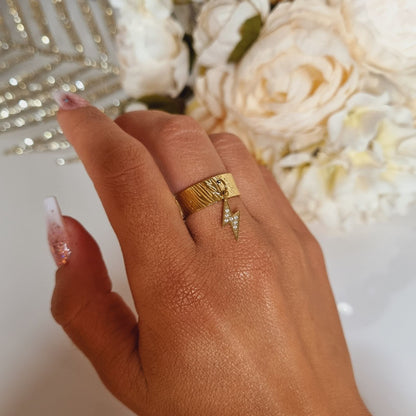 Bague éclair – autre vue