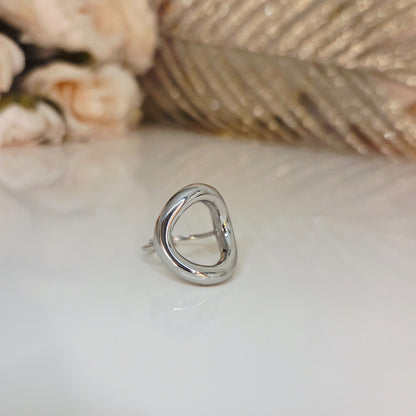 Bague large lisse effet bombé – autre vue