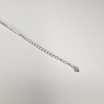 Embout réglable du bracelet en argent sterling 